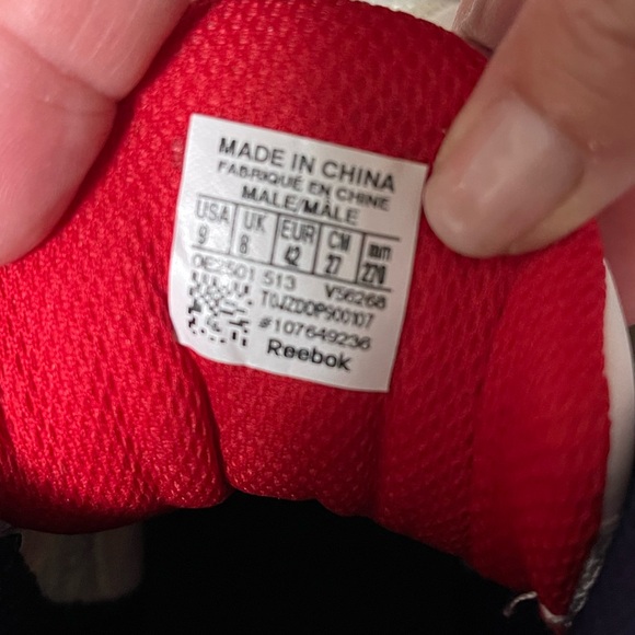 Reebok Classic Mid Men’s Sneaker OE2501 Size 9 Red White and Blue - Picture 8 of 9